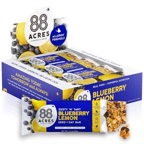 Blueberry Lemon Seed + Oat Bar