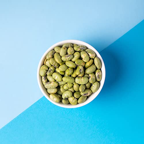 The Only Bean Crunchy Dry Roasted Edamame Snacks (Sea Salt), Healthy High Protein(11g) Keto Food, Low Carb Gluten Free Office Vegan Food 100 Calorie Snack Pack, 0.9oz 10 Pack - View 3