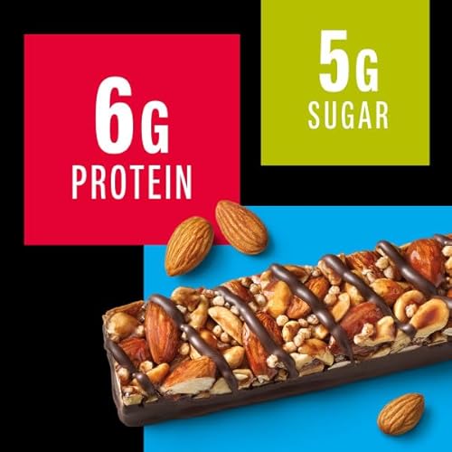 KIND Nut Bars, Dark Chocolate Nuts and Sea Salt, Healthy Snacks, Gluten Free, Low Sugar, 6g Protein, 12 Count - View 3