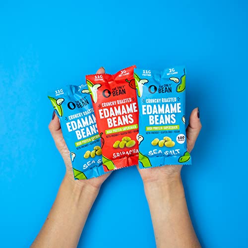 The Only Bean Crunchy Roasted Edamame - Healthy Snacks for Adults and Kids (Variety Pack), Low Carb Keto Snack Food, Vegan Gluten Free High Protein Snacks (11g), Office Snack, 0.9oz 24 pack - View 8